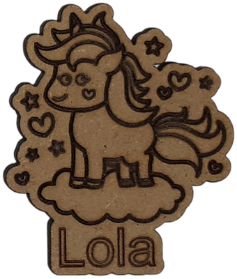 Magnet - Licorne  personnalisable